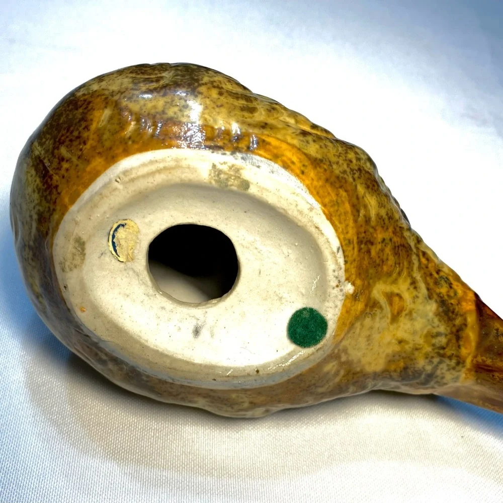 Ceramic Figurine Nesting Bird Duck 6.5”L